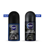 Men Black Carbon Deep Impact Freshness Roll-On Deodrant 50 ml