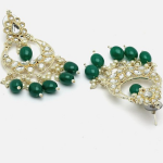 Gold-Plated Teardrop Shaped Chandbalis Earring "